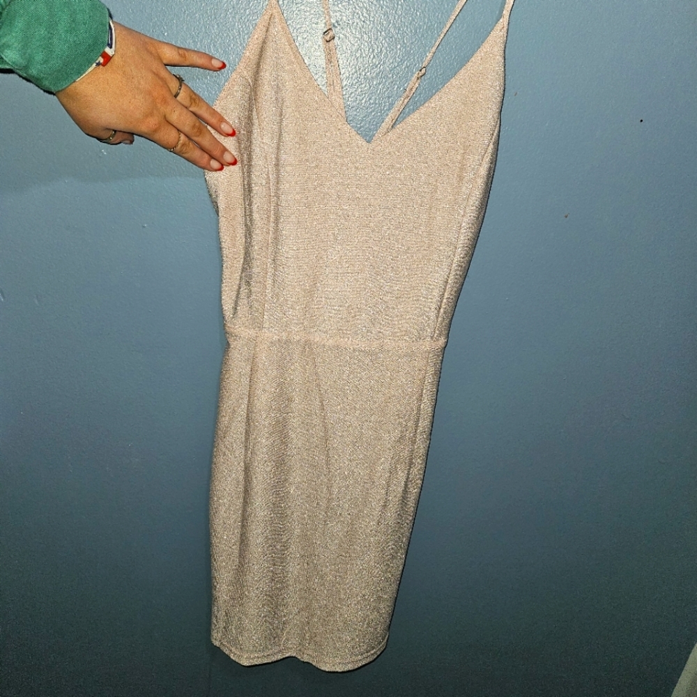Pink sparkly homecoming dress